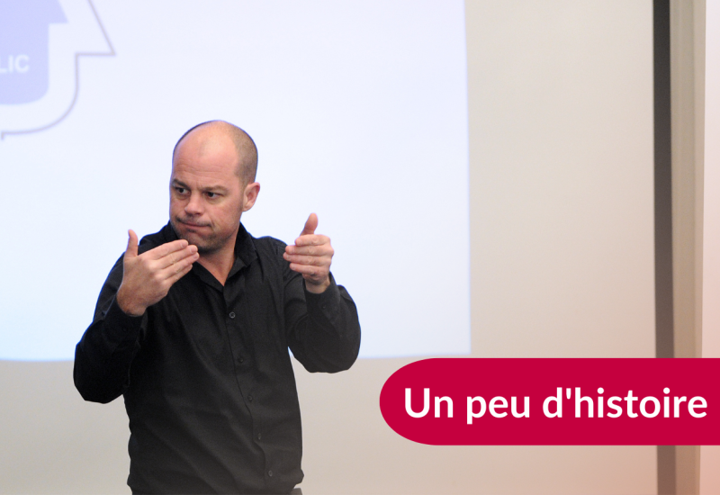 Un peu d'histoire : la langue des signes québécoise