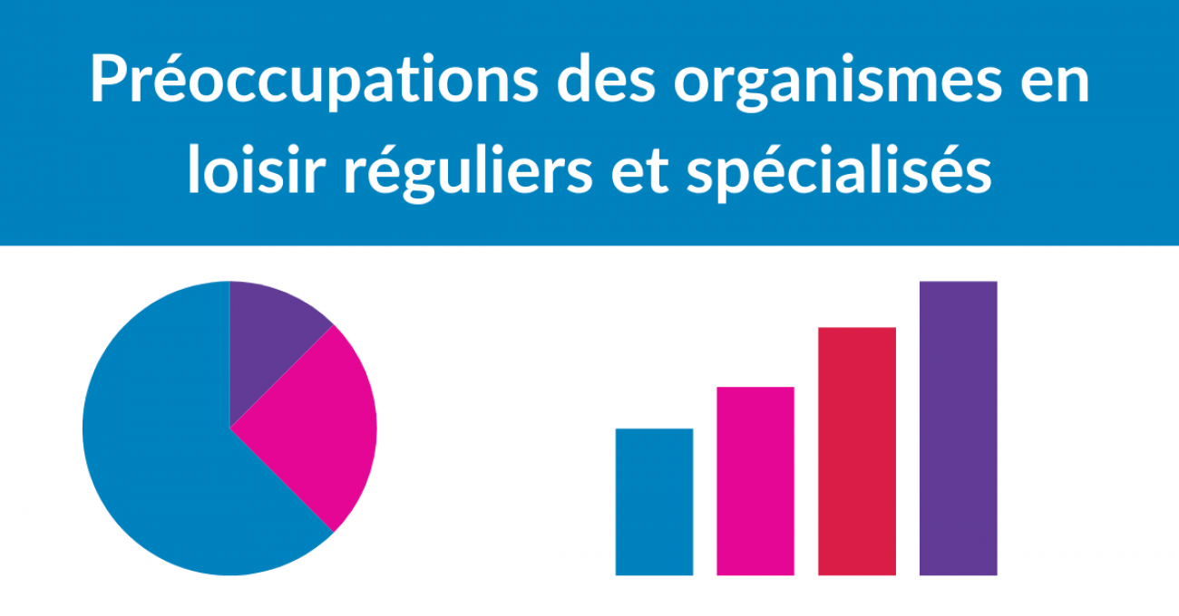 Préoccupations des organismes en loisir réguliers et spécialisés