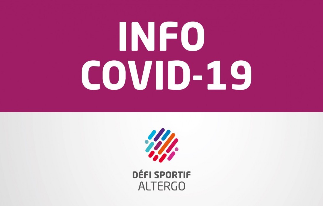 Communiqué aux membres et partenaires d’AlterGo, de Formation AlterGo et du Défi sportif AlterGo concernant le COVID-19