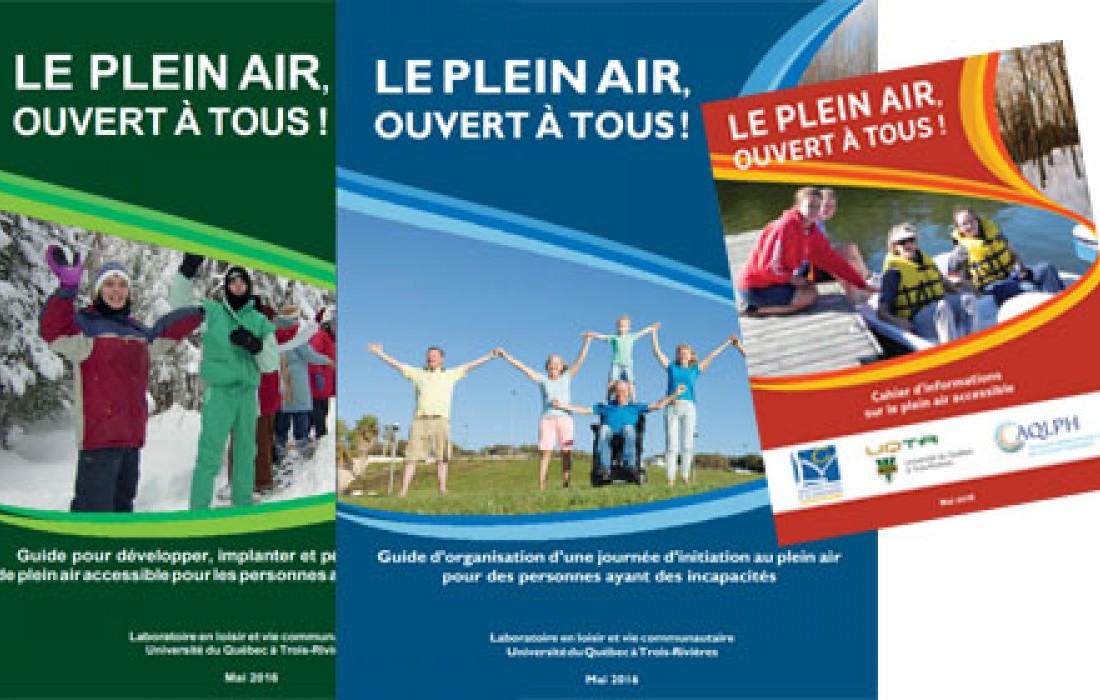 Le plein air accessible : des outils pour y arriver